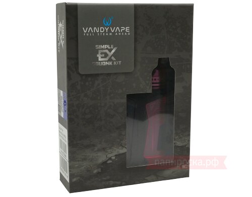 Vandy Vape Simple EX Squonk Kit (850 mAh) - набор - фото 15